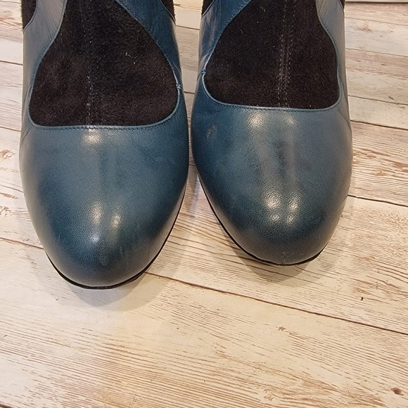 Miu Miu blue & black sock boots - Picture 11 of 15